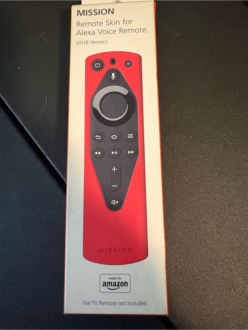 MISSION Red Remote Skin for Alexa Voice Remote